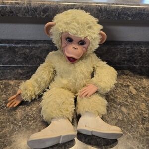 1950s Rushton Tippy Monkey Chimp Howdy Doody Plush Chimpanzee
